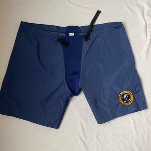 Morgantown Blades Team Hockey Cover Shell Shorts Small Embroidered Blue